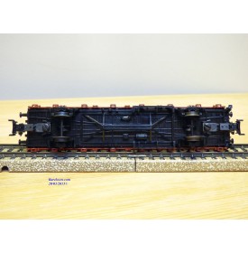 Märklin métal 4617 Wagon surbaissé EVS DB BO