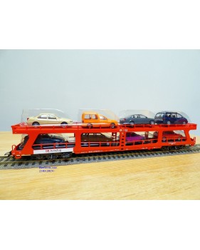 Märklin métal 4617 Wagon surbaissé EVS DB BO