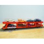 Märklin métal 4617 Wagon surbaissé EVS DB BO
