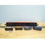 Märklin métal 4617 Wagon surbaissé EVS DB BO