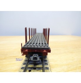 Märklin 4666,  wagon plat à ranchers chargé de rails  type Snps 719  DB    neuf   BO