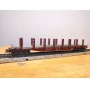 Märklin métal 4617 Wagon surbaissé EVS DB BO