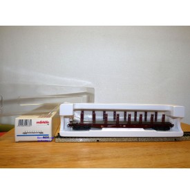 Märklin métal 4617 Wagon surbaissé EVS DB BO
