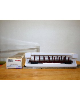 Märklin métal 4617 Wagon surbaissé EVS DB BO