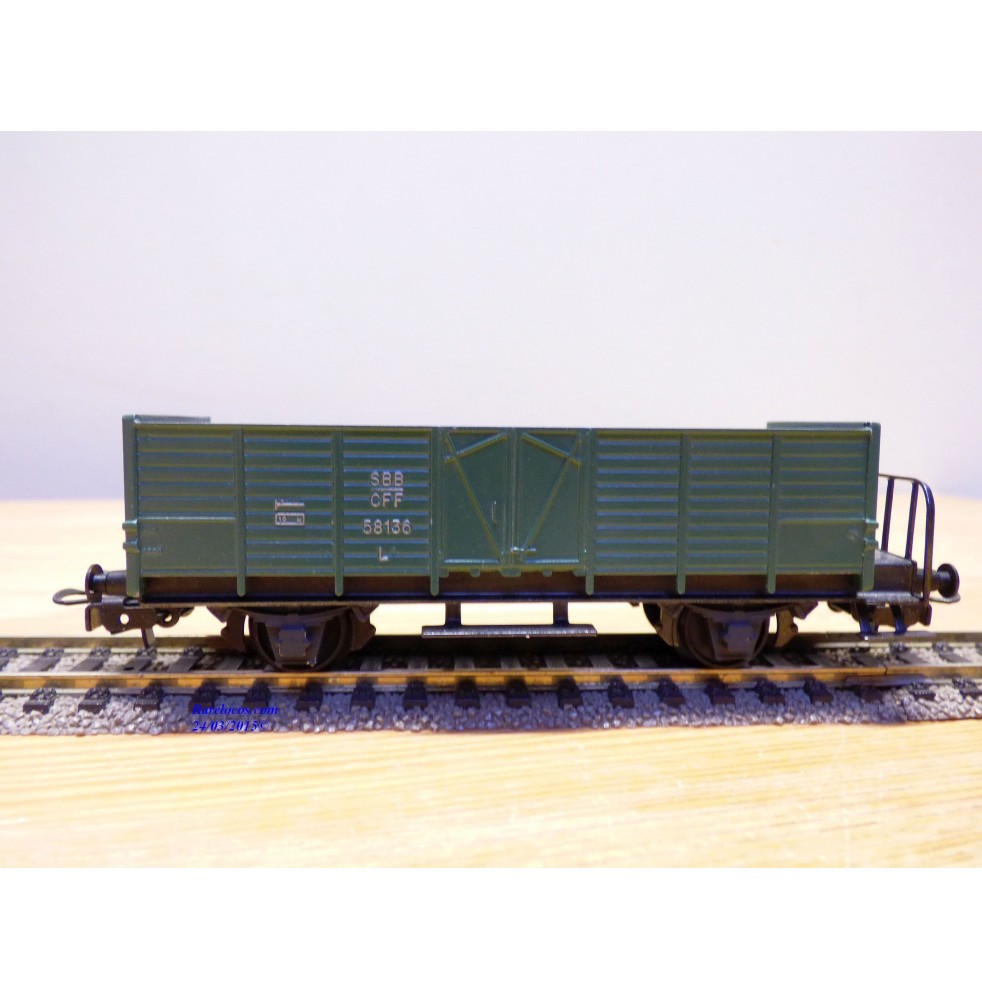 HAG 400 voiture allégée de 2 ème classe SBB BO