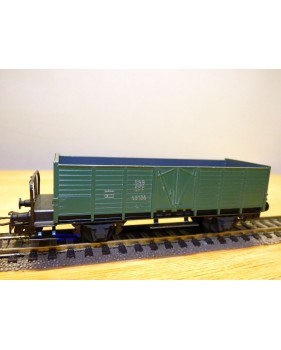 HAG  325.07, wagon tombereau à plate forme  type  L6 vert  SBB  BO