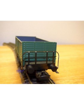 HAG  325.07, wagon tombereau à plate forme  type  L6 vert  SBB  BO