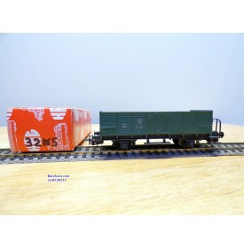 HAG  325.07, wagon tombereau à plate forme  type  L6 vert  SBB  BO