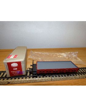 HAG  320.01, wagon plat à plate forme d'extrémité  type M6 SBB  BO