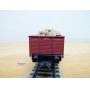 ELECTROTREN  1202, wagon tombereau chargé de ballast   RENFE   BO