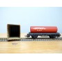 ELECTROTREN  1001, wagon plat chargé d'un tube TUBOS Y FORJAS BILBAO     RENFE  BO