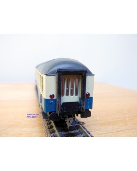 LILIPUT ancien 201 wagon plat chargé de 4 conteneurs ( cadres)  NS  BO