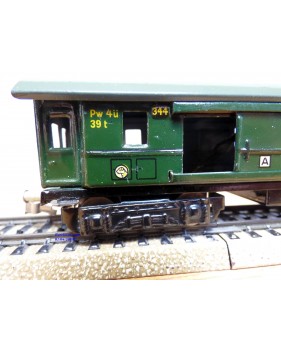 MÄRKLIN   344 B.2,  fourgon à bagages éclairage intérieur DRG  BO 