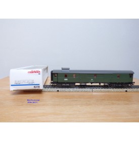 Märklin 4032 voiture grandes lignes A4ümg à feux de fin de convoi 1 Kl. DB BO