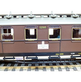 FLEISCHMANN 5883 K,  voiture ancienne à bogies  3 Kl. Nr.: 02995   KPEV  neuf   BO