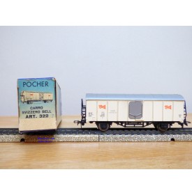 POCHER 322 / 3,  wagon réfrigérant BELL SBB  BO