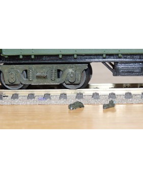 LILIPUT ancien 201 wagon plat chargé de 4 conteneurs ( cadres)  NS  BO