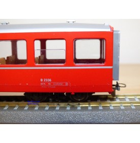 Voiture métallique à portes centrales AB 1157 Rhb BO
