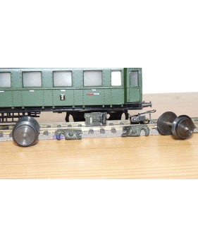 LILIPUT ancien 201 wagon plat chargé de 4 conteneurs ( cadres)  NS  BO