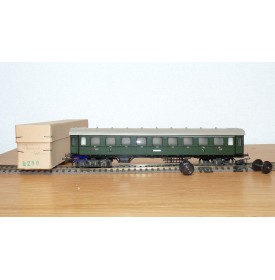 LILIPUT ancien 201 wagon plat chargé de 4 conteneurs ( cadres)  NS  BO