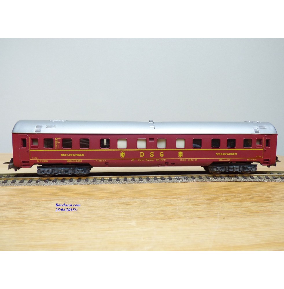 POCHER  Super Modell 216 / 2,  voiture lits type WLAB4ümg  DSG  Neuf BO