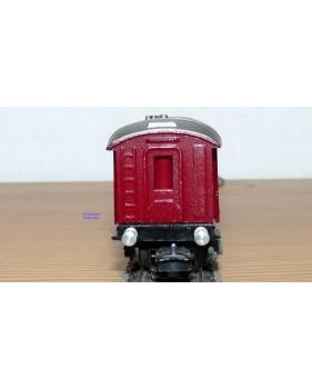 LILIPUT ancien 201 wagon plat chargé de 4 conteneurs ( cadres)  NS  BO