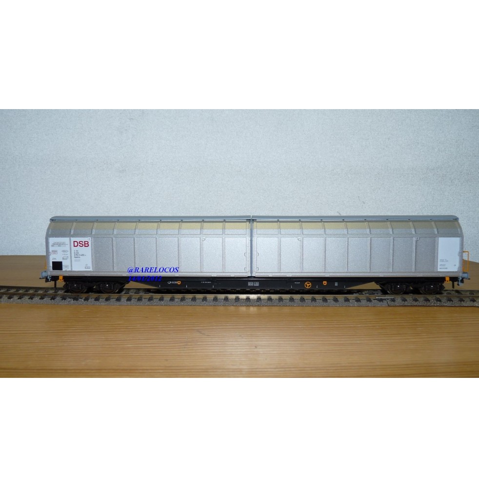 ROCO 47145 wagon à parois coulissantes type  Habbillns  DSB Neuf BO