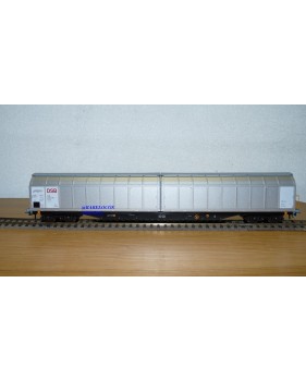 ROCO 47145 wagon à parois coulissantes type  Habbillns  DSB Neuf BO