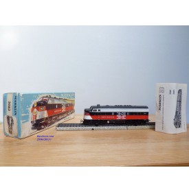 MÄRKLIN  3062.2, locomotive diesel  Bo Bo F7 A non motorisée New Haven  Neuf  BO 