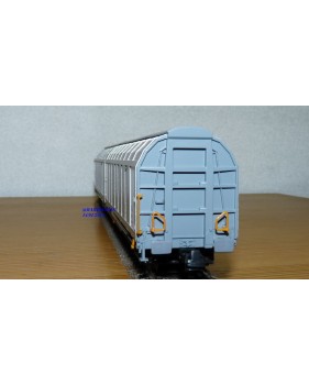 ROCO 47148 wagon à parois coulissantes type  Habbillns  DSB Neuf BO