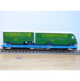 LILIPUT 215 11 Wagon à guérite ancien GÖSSER BIER  ÖBB BO