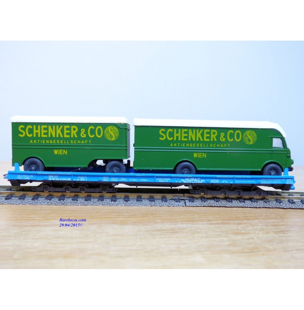 LILIPUT 215 11 Wagon à guérite ancien GÖSSER BIER  ÖBB BO