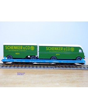 LILIPUT 215 11 Wagon à guérite ancien GÖSSER BIER  ÖBB BO