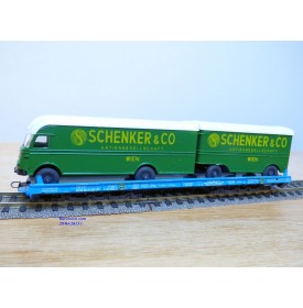 LILIPUT 215 11 Wagon à guérite ancien GÖSSER BIER  ÖBB BO