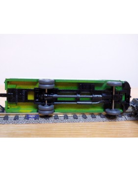 LILIPUT ( WIKING  500 a/1 ) 200 54,   wagon surbaissé Rollende Landstrasse et camion + remorque  SCHENKER  SBB  Neuf   BO