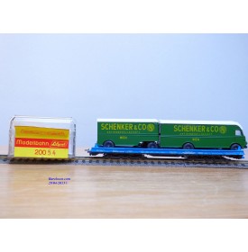 LILIPUT 215 11 Wagon à guérite ancien GÖSSER BIER  ÖBB BO