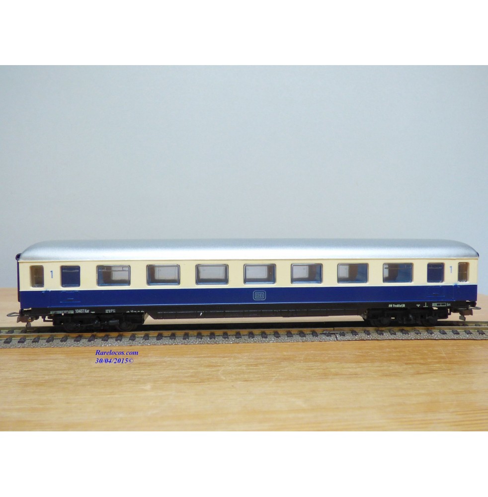 HORNBY acHO / RUCO 7450,  voiture à couloir latéral 1 Cl. Rheingold  DB Neuf  BO