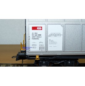ROCO 47145 wagon à parois coulissantes Habbins N°: 2771 1 484-0 SBB Neuf BO