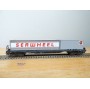 LILIPUT ( Wiking )  201 C 14, wagon plat à ranchers chargé de 3 conteneurs réfrigérants de 20'  ÖBB  neuf  BO