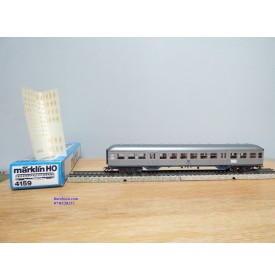 MÄRKLIN 4159, voiture banlieue 2 Kl. Bnb  719  Silberling  DB  neuf  BO