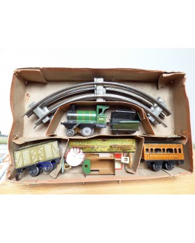 JOUET de PARIS ( J de P, JEP ) ????, rarissime coffret train mécanique GN  BO