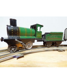 JOUET de PARIS ( J de P, JEP ) ????, rarissime coffret train mécanique GN  BO