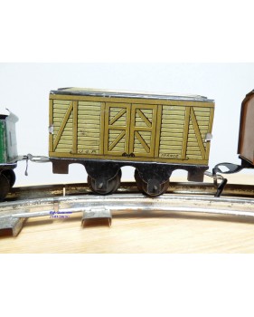 JOUET de PARIS ( J de P, JEP ) ????, rarissime coffret train mécanique GN  BO