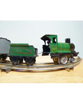 JOUET de PARIS ( J de P, JEP ) ????, rarissime coffret train mécanique GN  BO