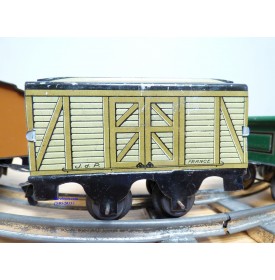 JOUET de PARIS ( J de P, JEP ) ????, rarissime coffret train mécanique GN  BO