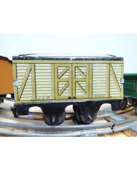 JOUET de PARIS ( J de P, JEP ) ????, rarissime coffret train mécanique GN  BO