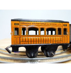 JOUET de PARIS ( J de P, JEP ) ????, rarissime coffret train mécanique GN  BO