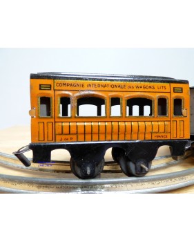 JOUET de PARIS ( J de P, JEP ) ????, rarissime coffret train mécanique GN  BO