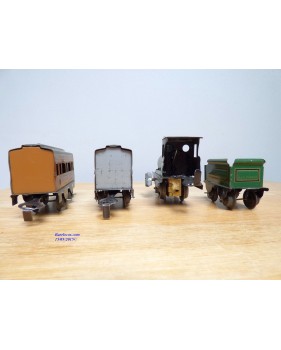 JOUET de PARIS ( J de P, JEP ) ????, rarissime coffret train mécanique GN  BO