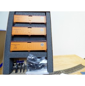 ATHEARN 2303, coffret de 3 wagons glacière ( Ice bunker reefer ) en kit  SP  neuf   BO